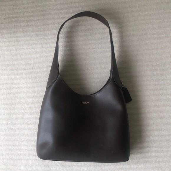 Coach Handbags - Coach Dark Brown Brooklyn 28 Shoulder Bag
